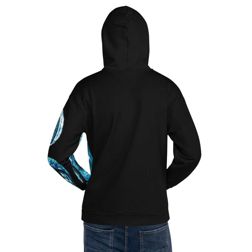 Black Octopus Tatau Unisex Hoodie