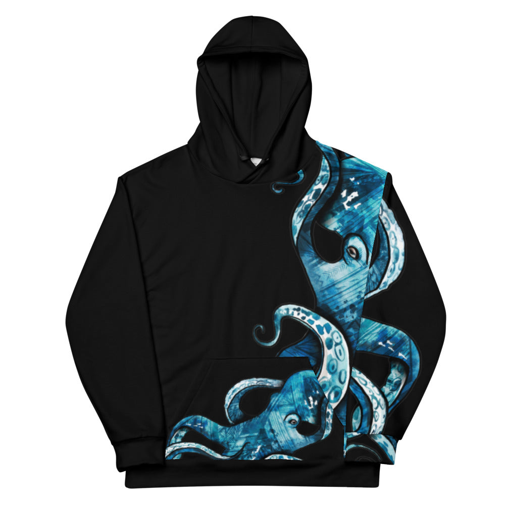 Black Octopus Tatau Unisex Hoodie