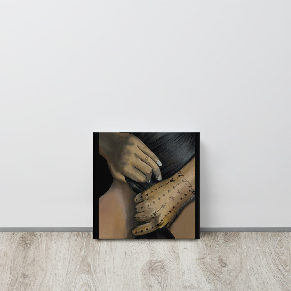 "Hair" Tatau Series Canvas Prints