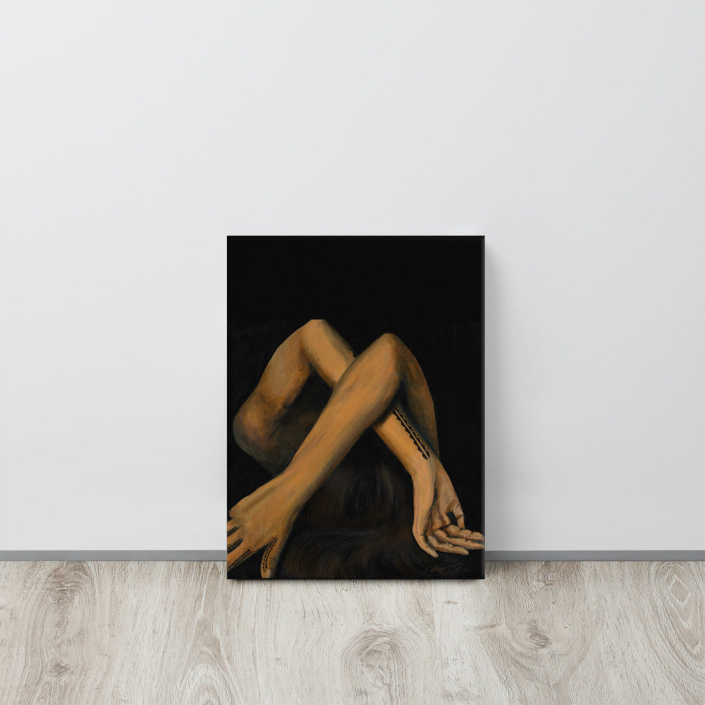 "Kakau Kaha" Tatau Series Canvas Print