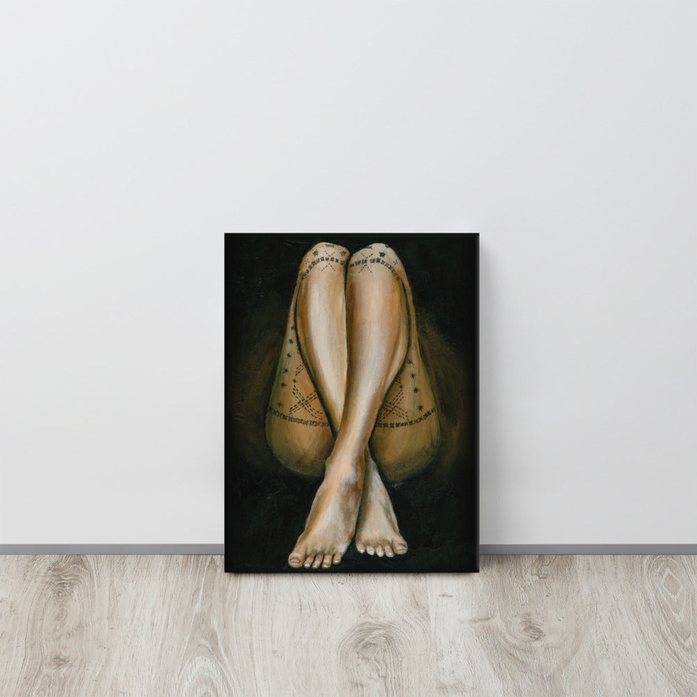 "Sacred Malu" Tatau Series Canvas Print
