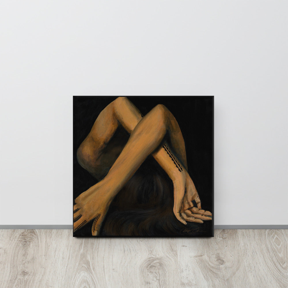 "Kakau Kaha" Tatau Series Canvas Print