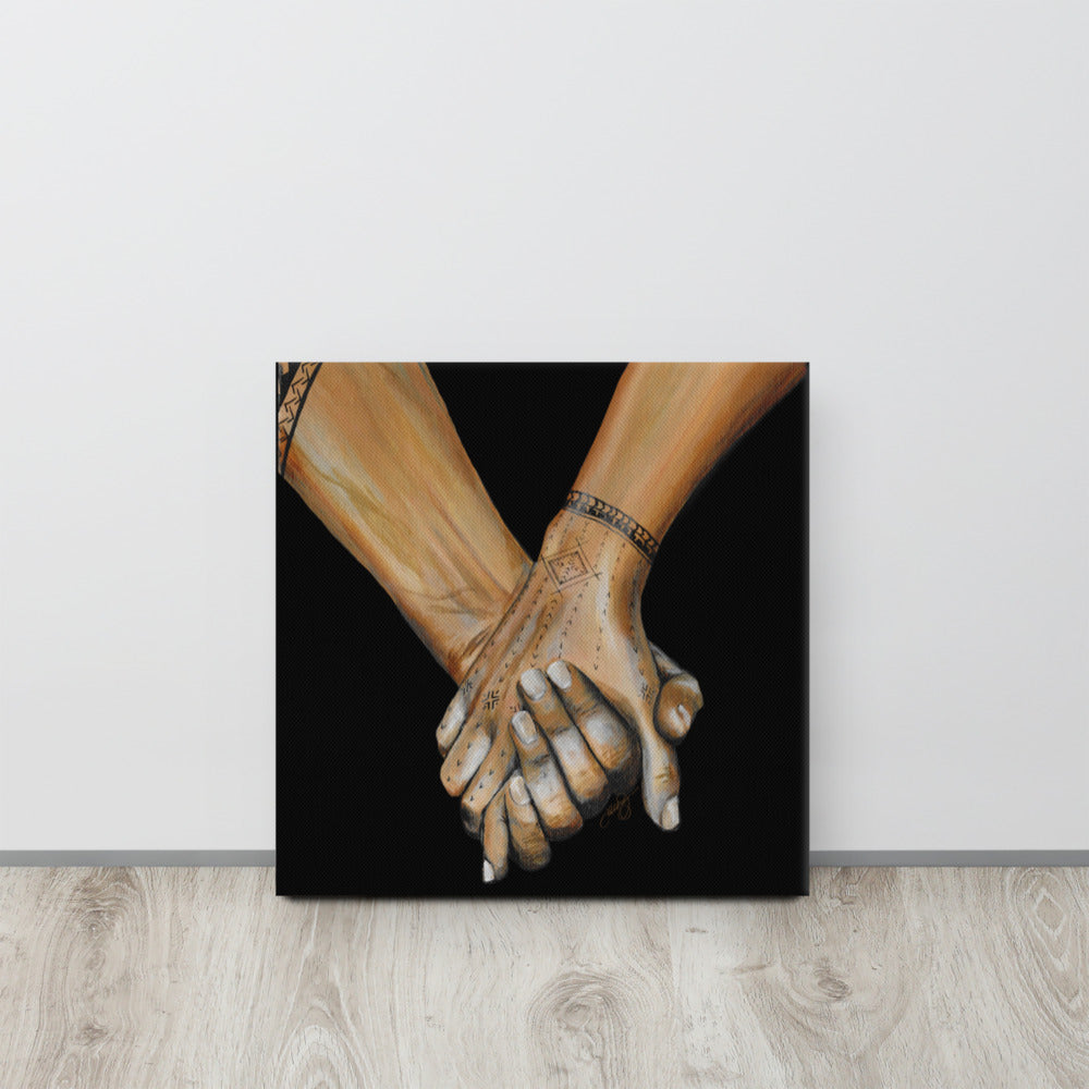 "Hands" Tatau Series Canvas