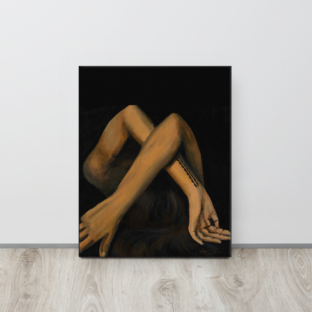 "Kakau Kaha" Tatau Series Canvas Print