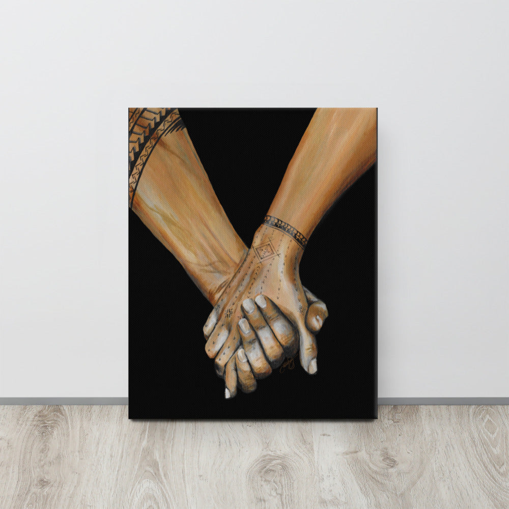 "Hands" Tatau Series Canvas