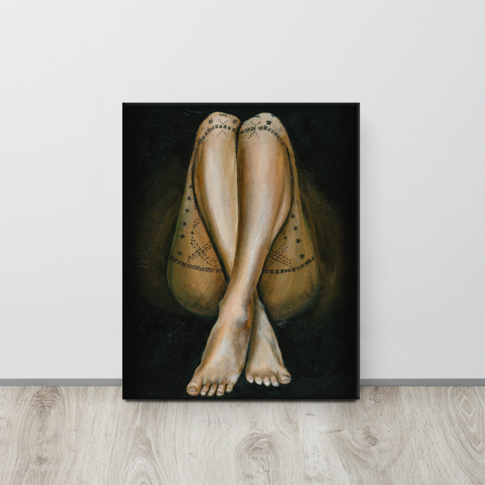 "Sacred Malu" Tatau Series Canvas Print