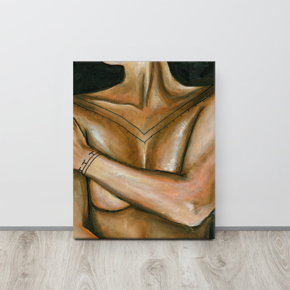 "Veiqia" Tatau Series Canvas Print