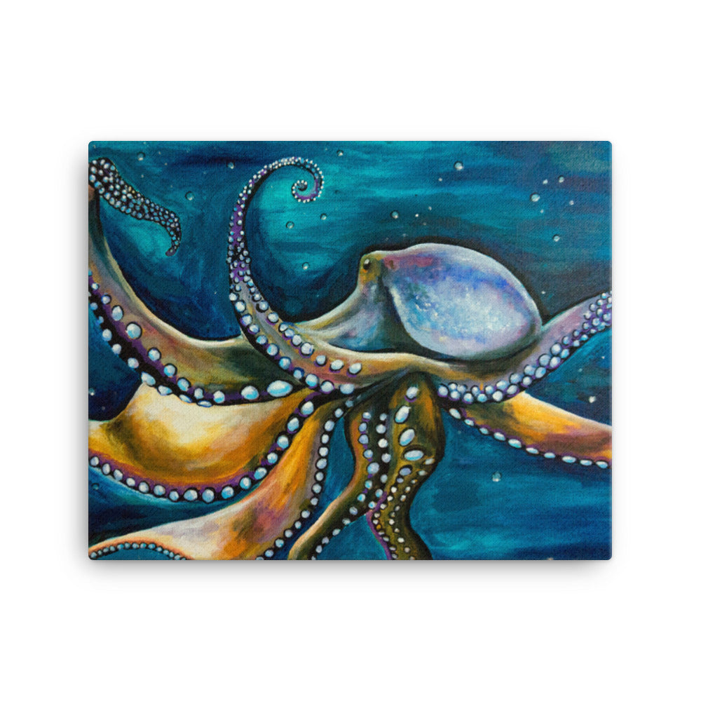 Octopus Letting Go Canvas