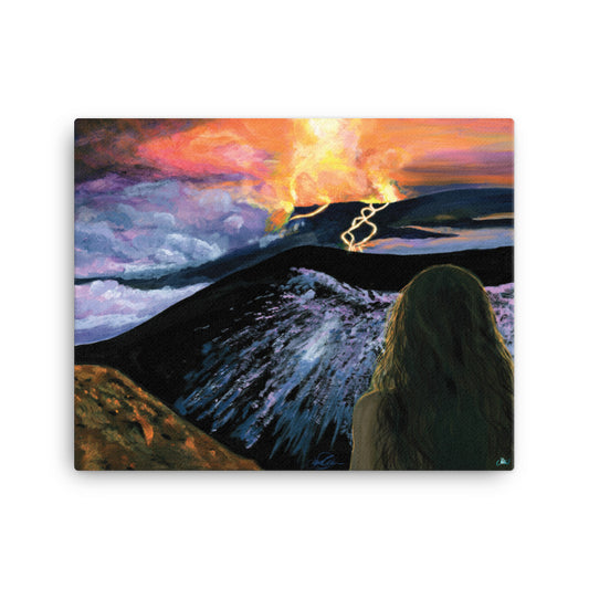 Fire & Ice Canvas Print