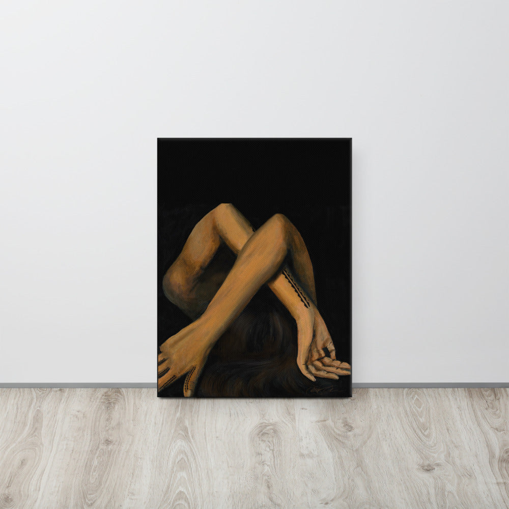 "Kakau Kaha" Tatau Series Canvas Print