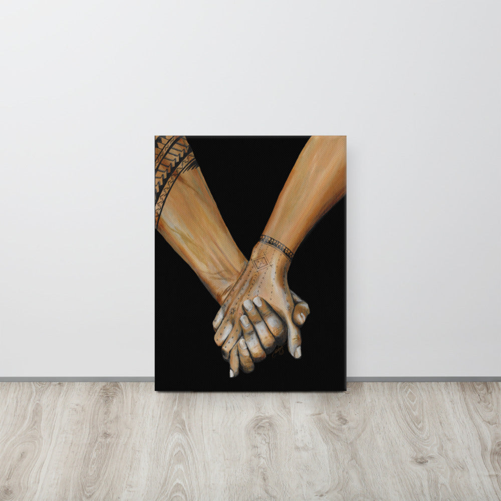 "Hands" Tatau Series Canvas