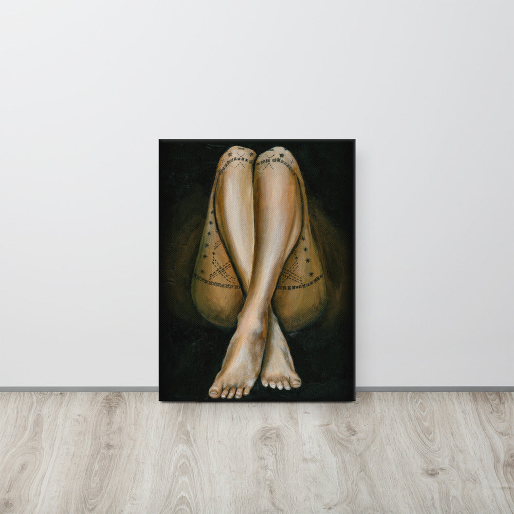 "Sacred Malu" Tatau Series Canvas Print