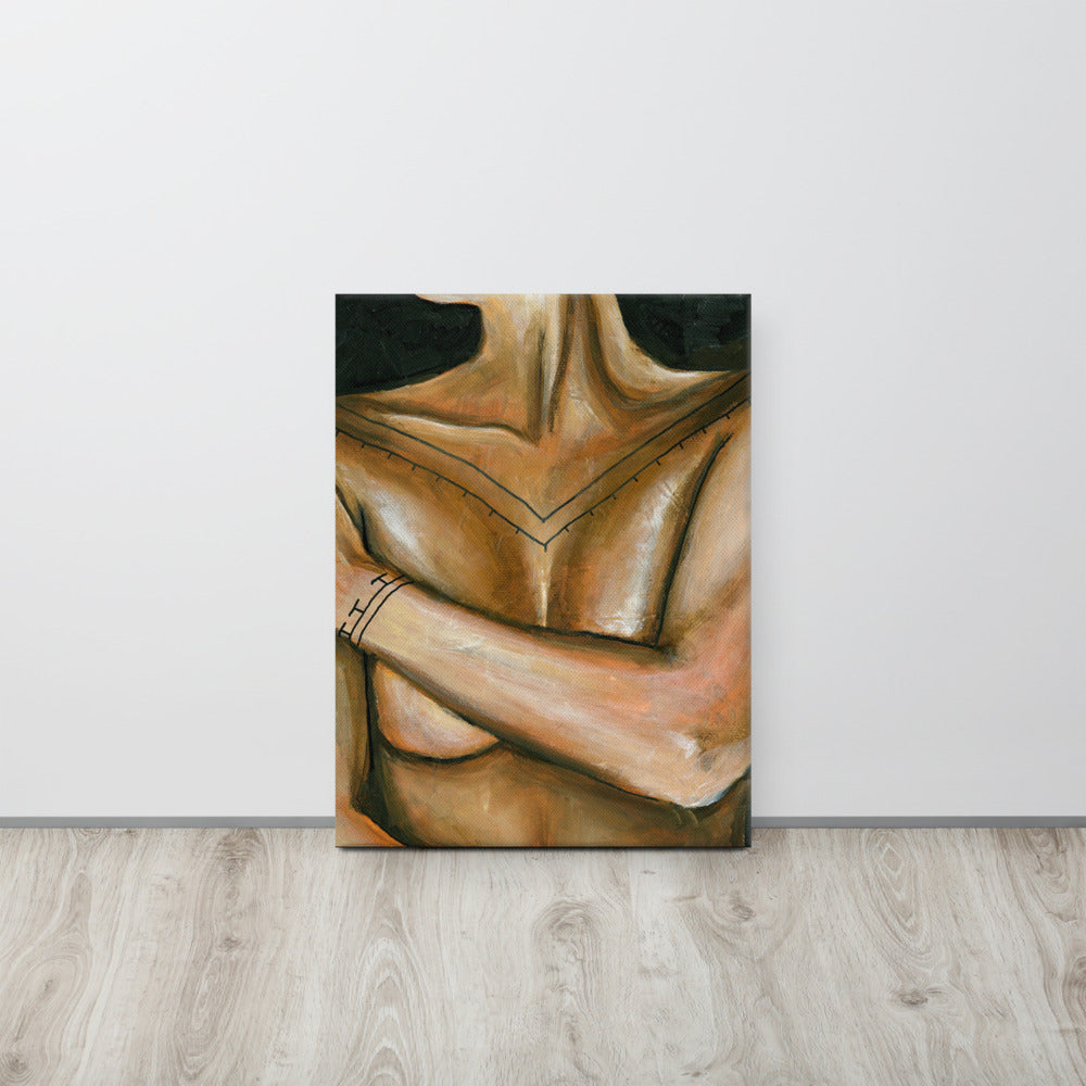 "Veiqia" Tatau Series Canvas Print