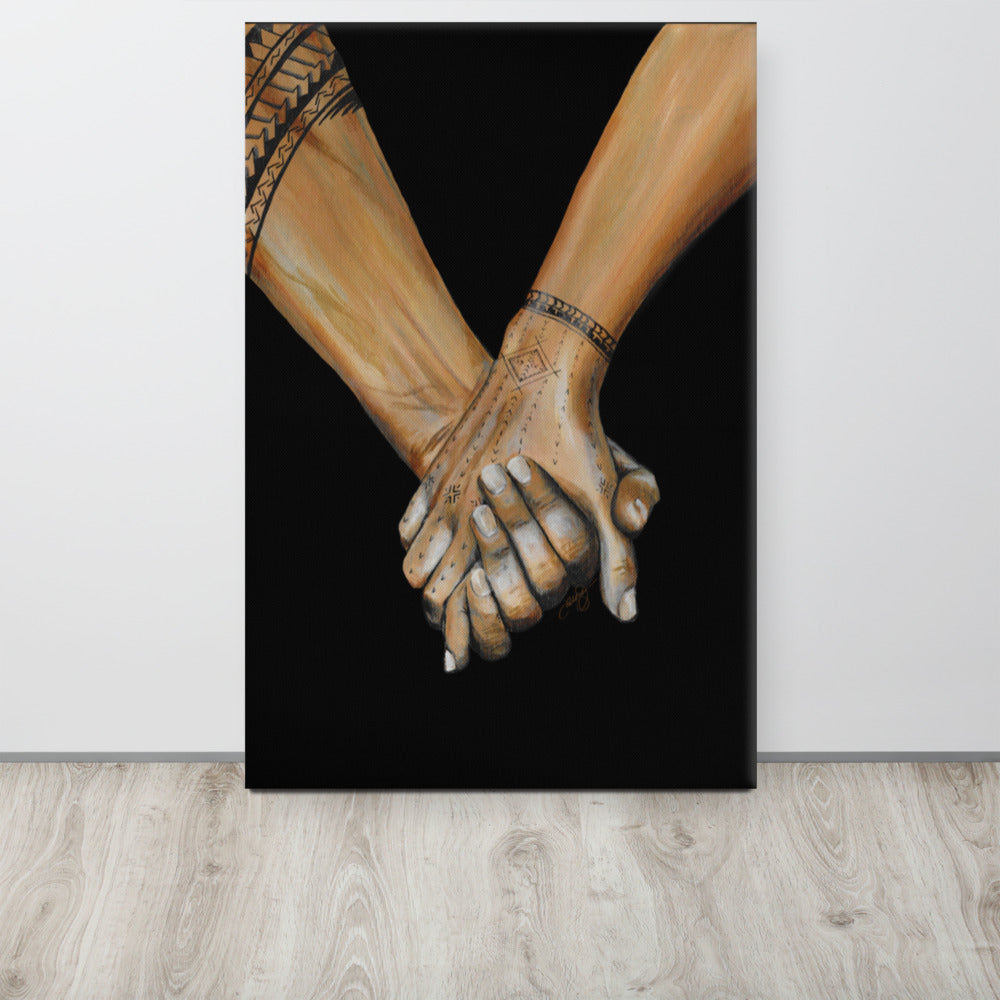 "Hands" Tatau Series Canvas