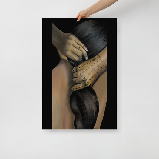 "Hair" Tatau Series Archival Paper Print