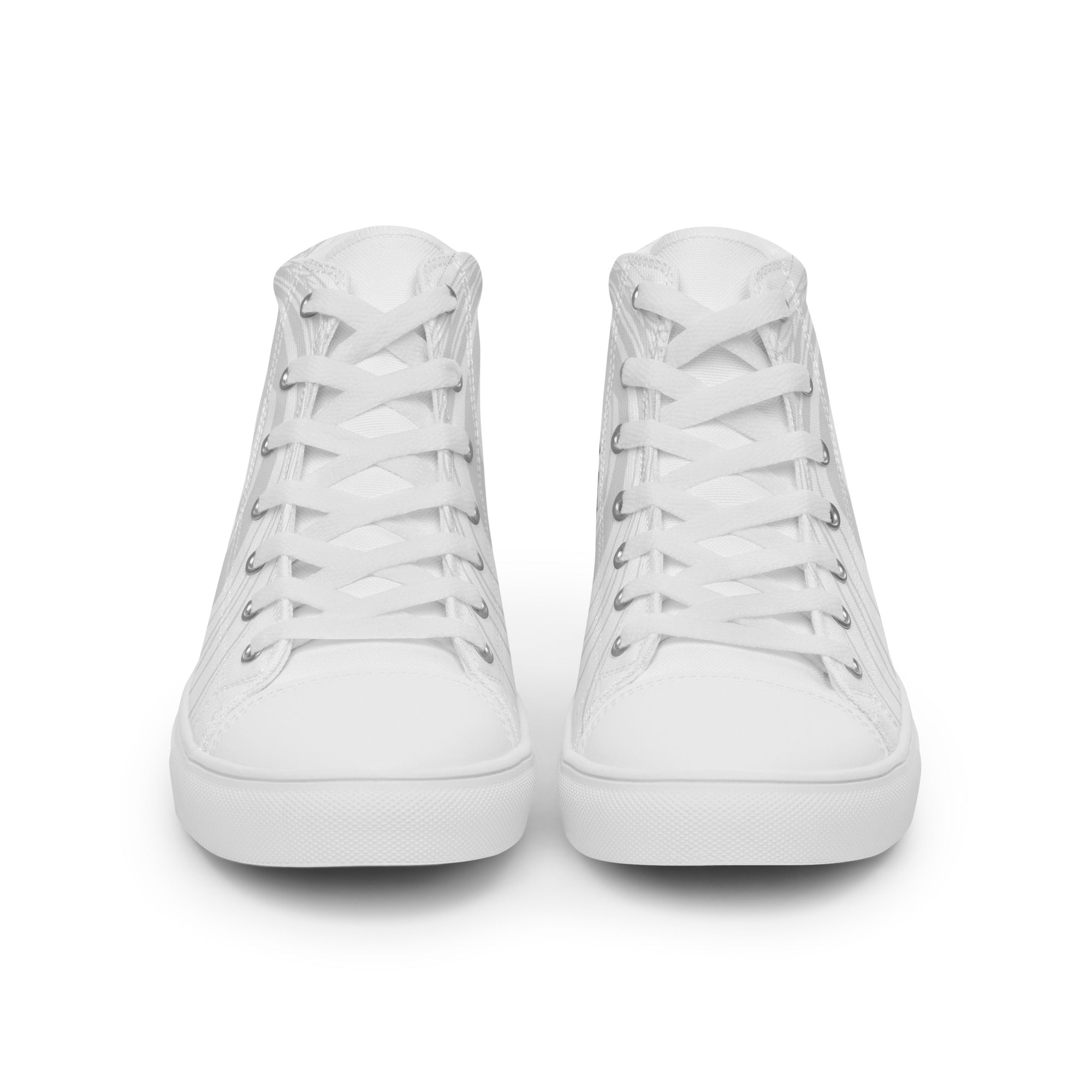 Samoan Wave Men’s high top canvas shoes