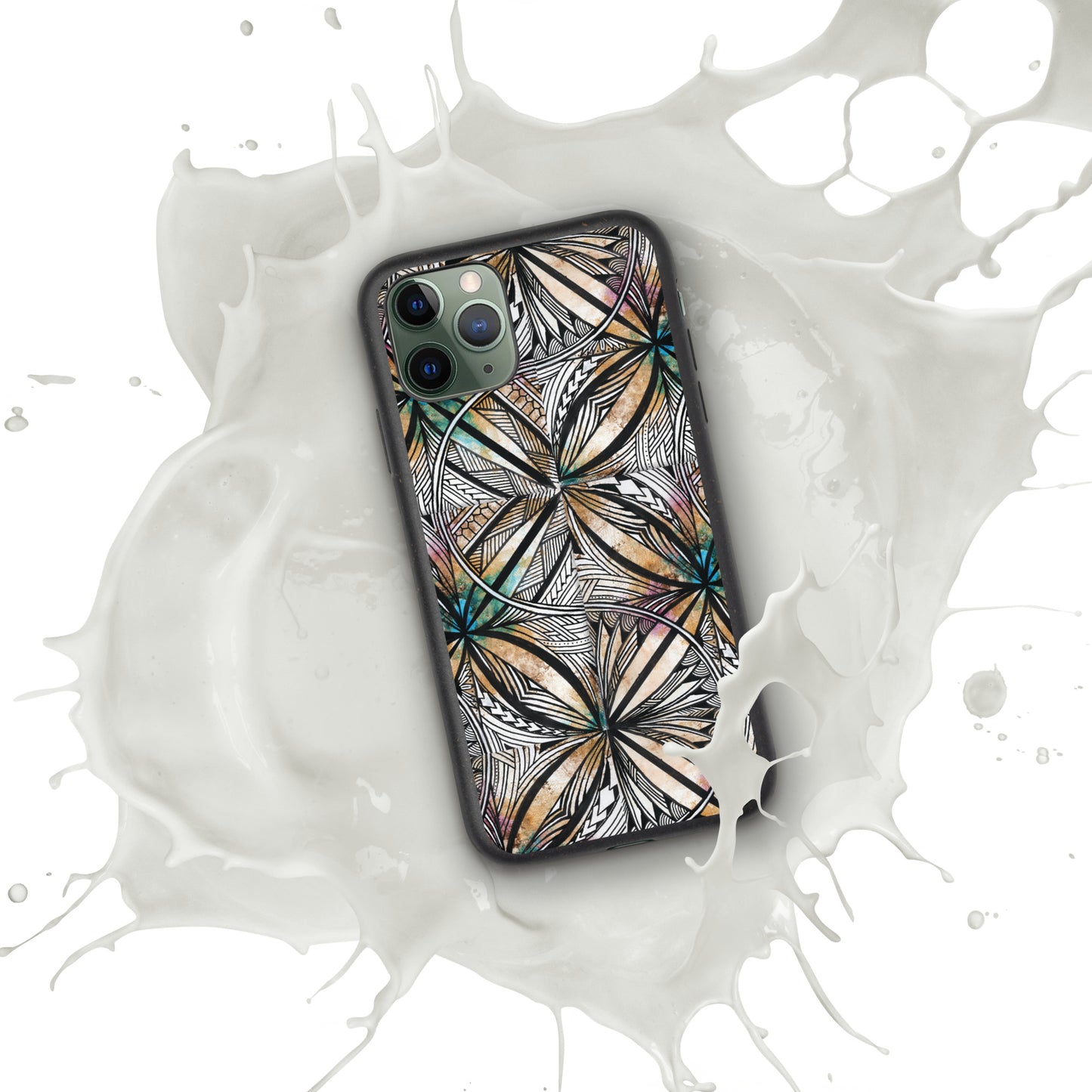 Golden Tapa Speckled iPhone case