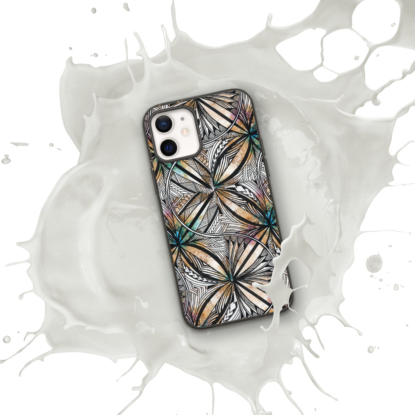 Golden Tapa Speckled iPhone case