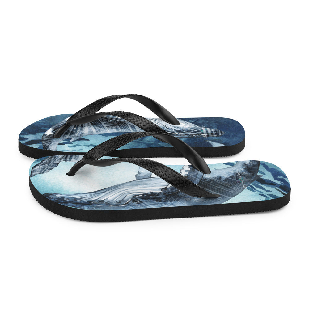 Whale Song Flip-Flops