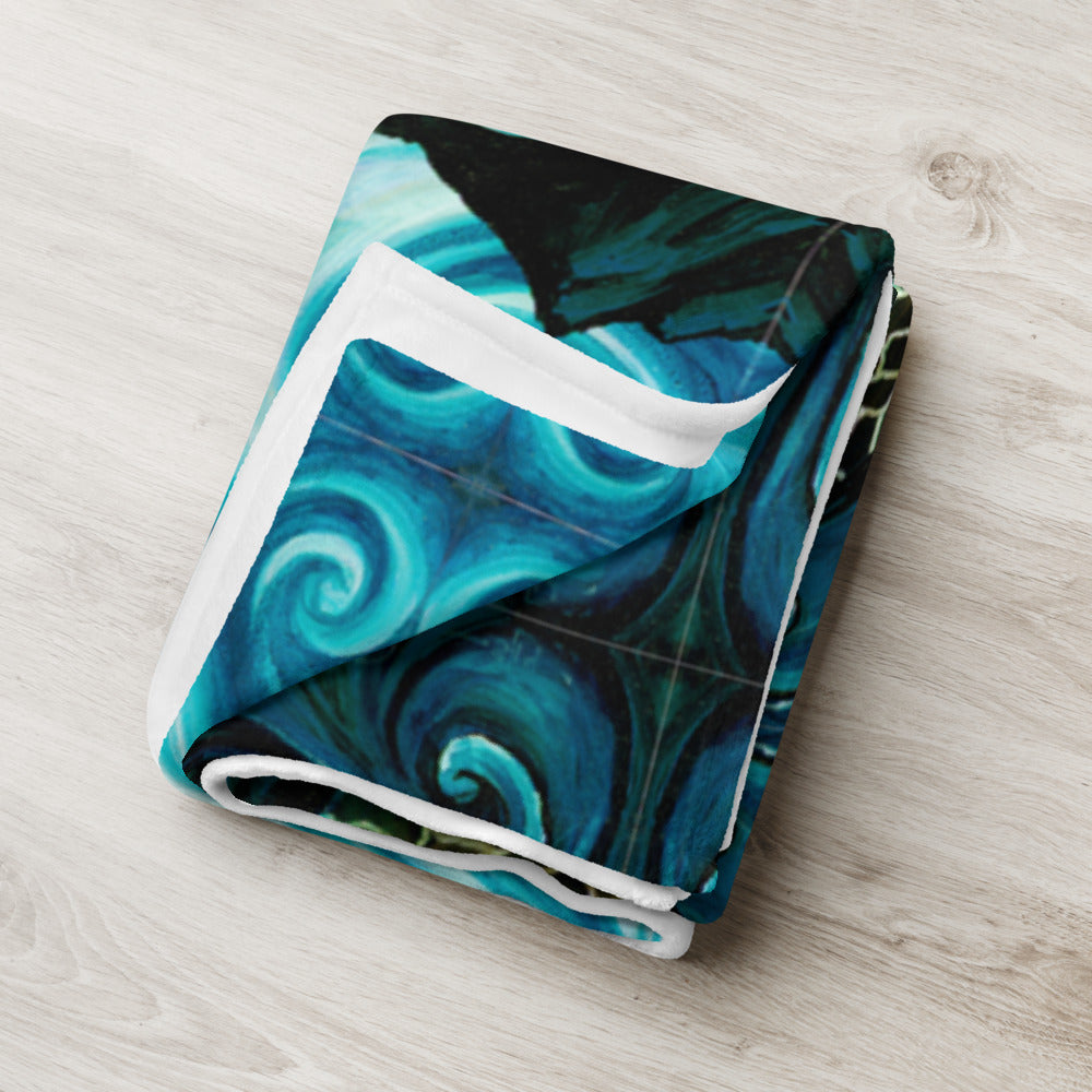 Turtle & Shark Throw Blanket