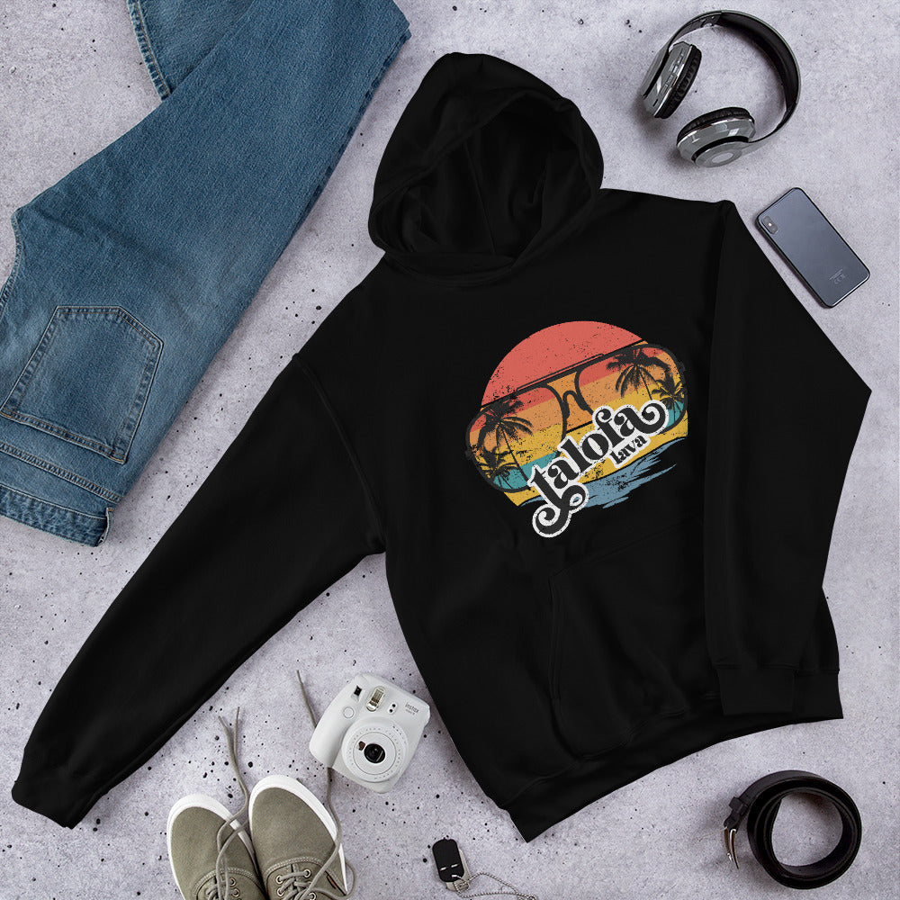 Talofa Lava Samoan Vintage Sunset Hoodie
