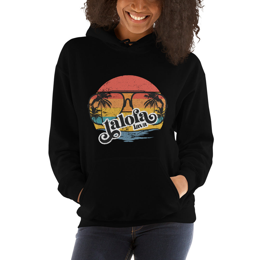 Talofa Lava Samoan Vintage Sunset Hoodie