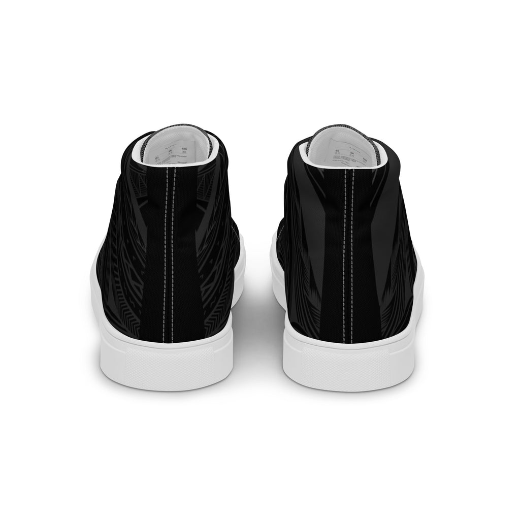 Black Tapa Women’s high top canvas shoes