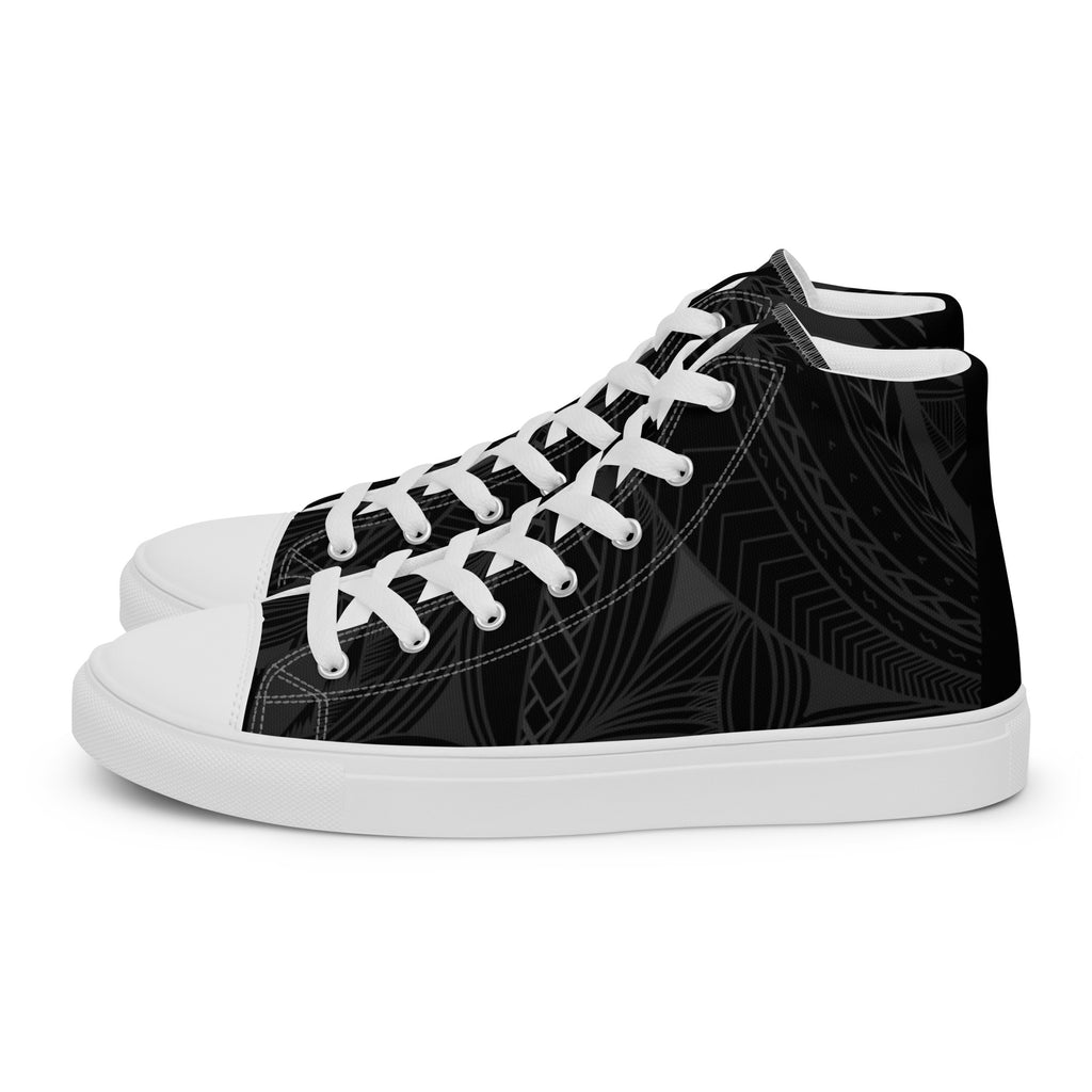 Black Tapa Women’s high top canvas shoes