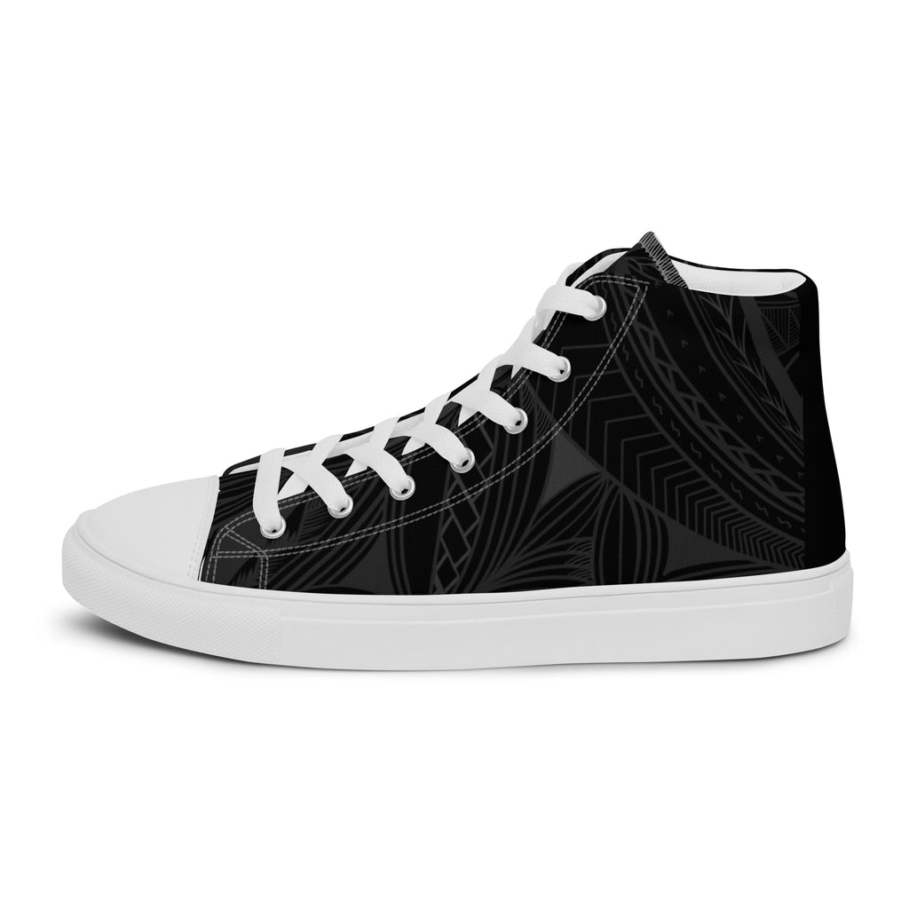 Black Tapa Women’s high top canvas shoes