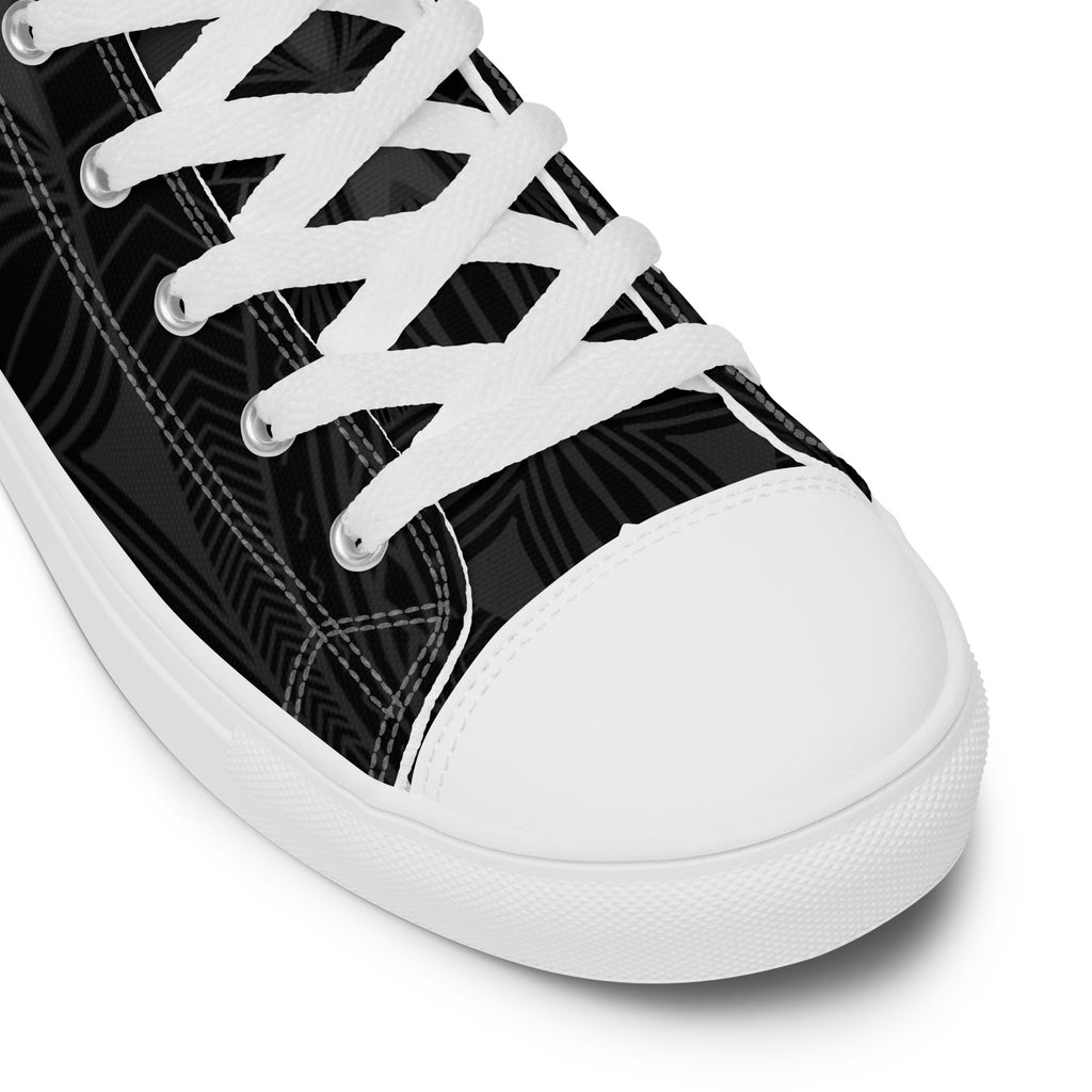 Black Tapa Women’s high top canvas shoes